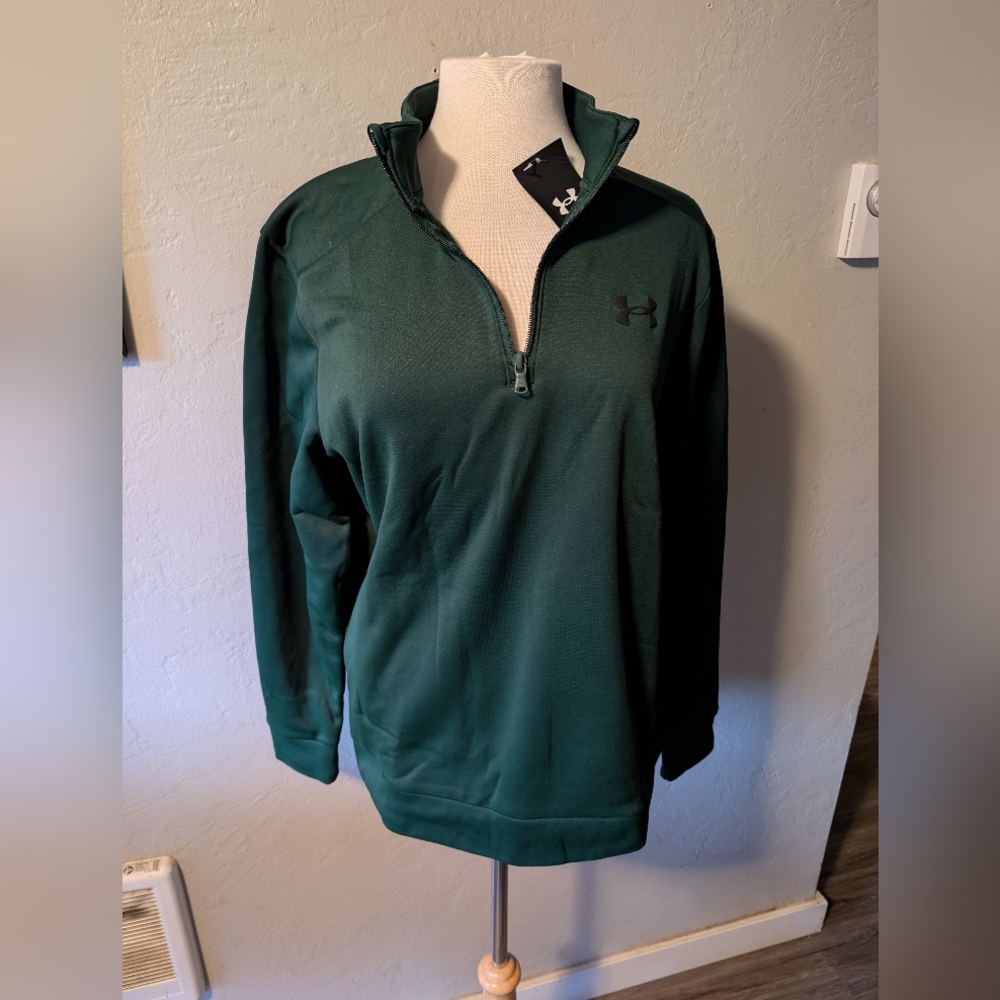 Mens‎ Under Armour Quarter Zip Size M Nwt